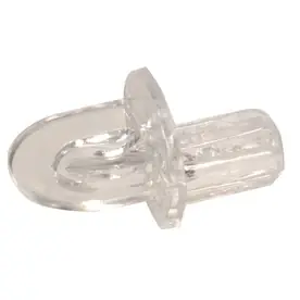 The Hillman Group 15-pack 1/4-in Clear Round Shelving Hardware