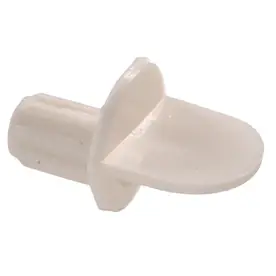 The Hillman Group 15-pack 1/4-in White Round Shelving Hardware