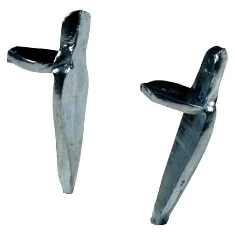 Large Glazier Points - 1 Ounce Nickel-plated Steel For Window Assembly