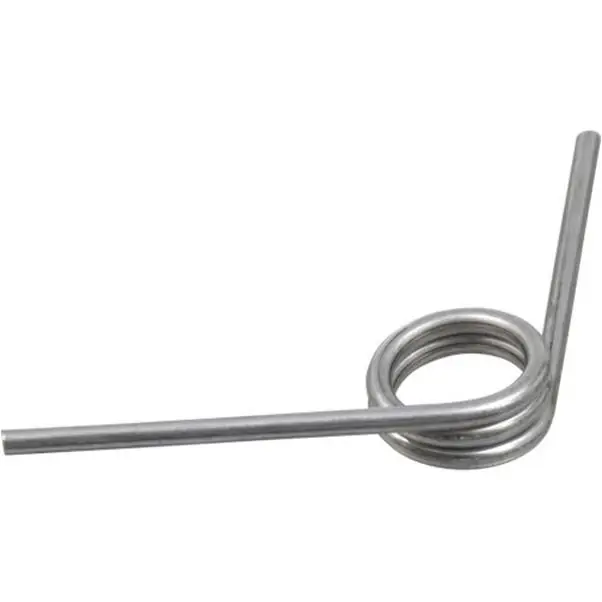 540081 Torsion Spring, 1-1/4 In L, Steel, Zinc