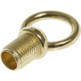 The Hillman Group 5-pack Brass Lamp Loop Holder