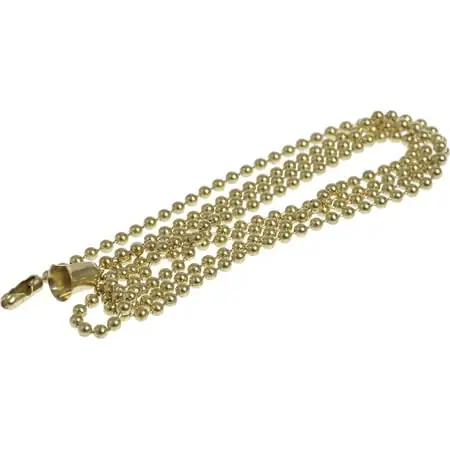 The Hillman Group 3-pack Brass Plated Metal Pull Chain