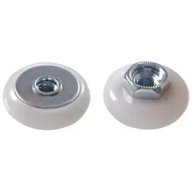 The Hillman Group 8-pack 3/4-in Oval Nylon Ball Bearing Tub And Shower Door Rollers