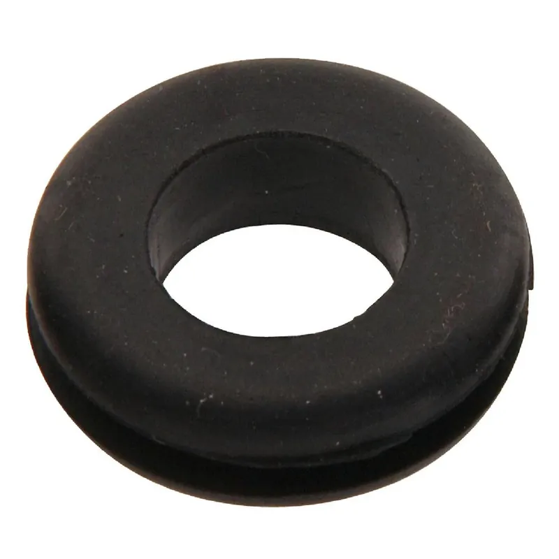 1/4 In. Inner Diameter - 9/16 In. Outer Diameter Rubber Grommet