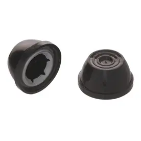 The Hillman Group 20-count 7/16-in Black Standard (sae) Axle Push Nuts