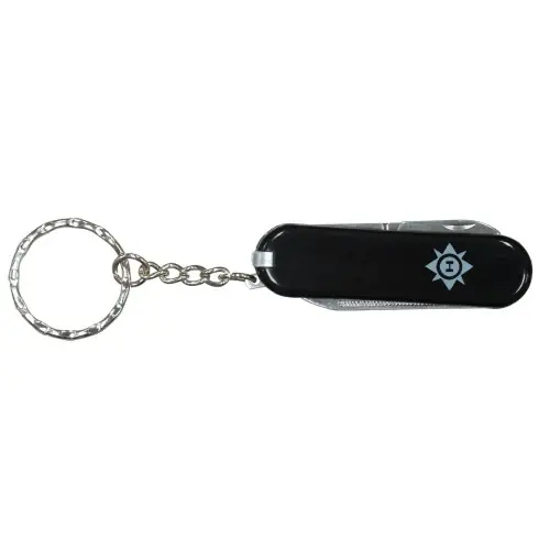 Pocketknife With Key Ring - Five Tool Multi-functional Pocket Knife