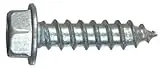 The Hillman Group 70328 14-inch X 1/2-inch Hex Washer Head Slotted Sheet Metal Screw, 100-pack