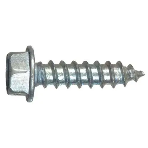 Hex Washer Head Self-tapping Screws 14 X 2-1/2 Inches - Box Of 100