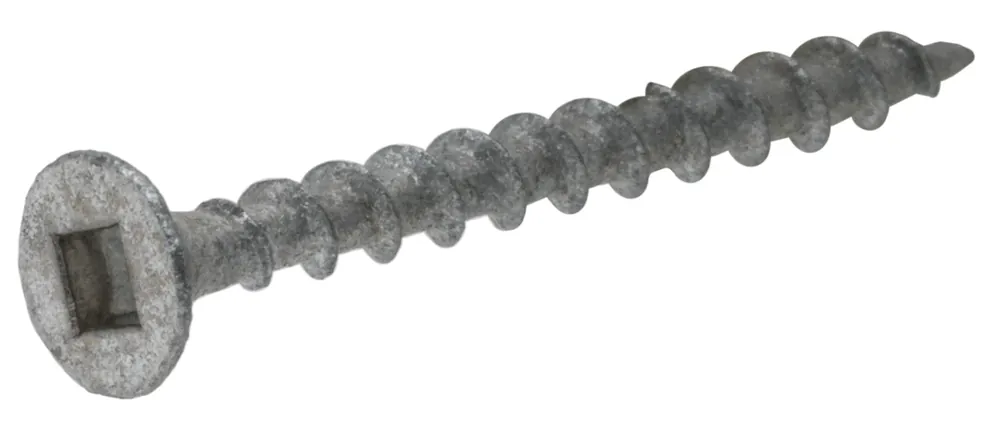 Galvanized Square Deck Screws 6" X 2" - Durable Fasteners For Decking Projects