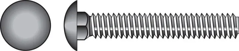 Hillman 5/16 In. Dia. X 1 In. L Hot Dipped Galvanized Steel Carriage Bolt 100 Pk