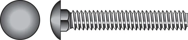 5/16 In. X 5-1/2 In. L Hot Dipped Galvanized Steel Carriage Bolt 50 Pk