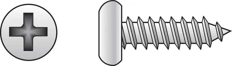 No. 14 X 2-1/2 In. 31 L Phillips Pan Head Sheet Metal Screws 50 1 Pk
