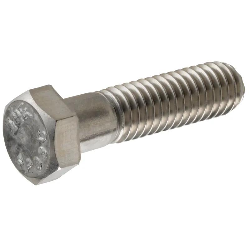 100 Pack 5/16" X 1/2" Stainless Steel Hex Cap Screws - 18-8 Grade
