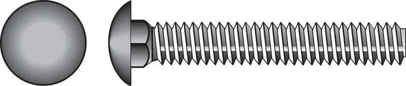1/4 In. X 3/4 In. L Stainless Steel Carriage Bolt 50 Pk