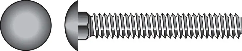 5/16 In. X 1 In. L Stainless Steel Carriage Bolt 50 Pk