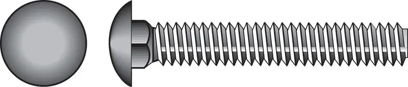 5/16 In. 31 X 3 In. 31 L Stainless Steel Carriage Bolt 25 Pk