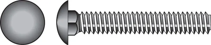 3/8 In. X 6 In. L Stainless Steel Carriage Bolt 25 Pk