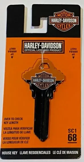 Sc1 Logo Key With Orange Head - Model 68