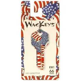 The Hillman Group 66 Wackey Kw1 Flag Key - Durable And Unique Design