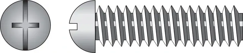 Hillman No. 10-32 In. X 3 In. L Combination Round Head Zinc-plated Steel Machine Screws 100 Pk