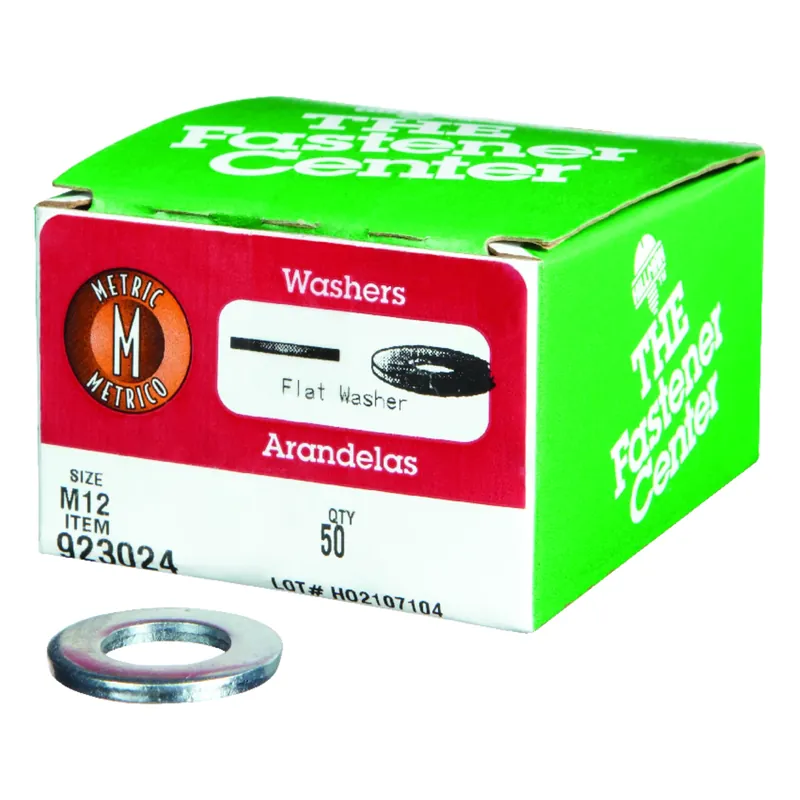 Zinc-plated Steel M12 Mm2 Flat Washer 50 Pk