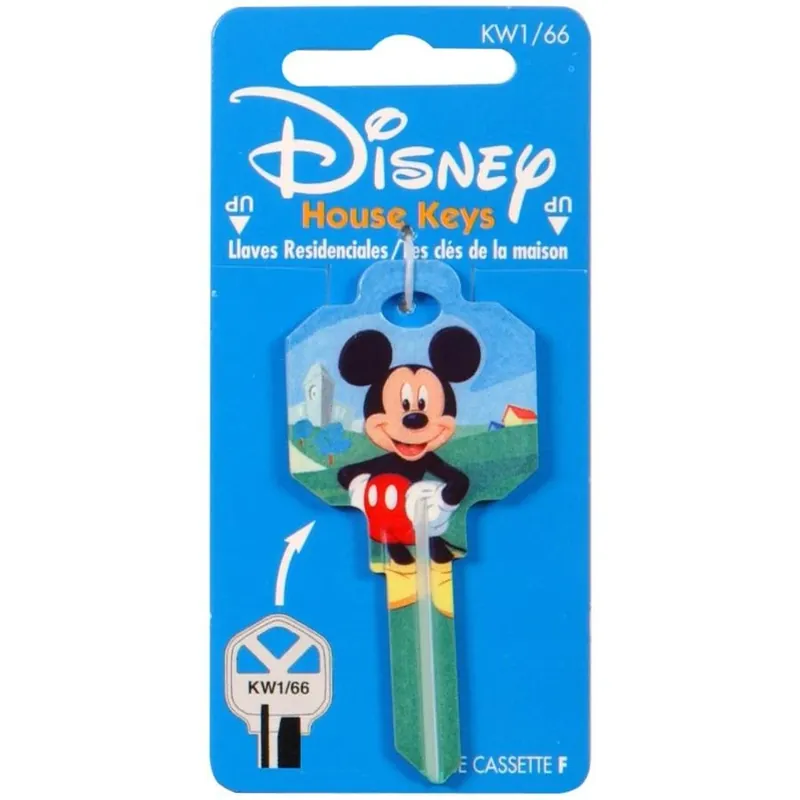 Disney Mickey Mouse Key Blank 66 Model Kw1 For Home And Office Use