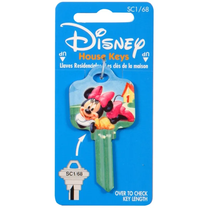 The Hillman Group 68 Disney Minnie Mouse Key Blank For Customization