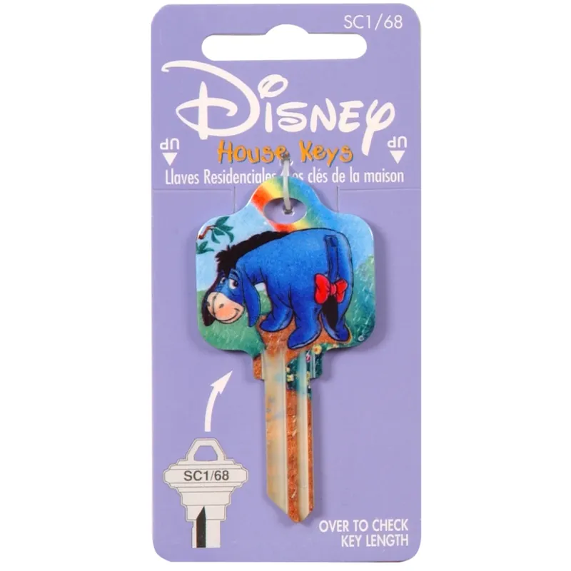The Hillman Group 68 Disney Eeyore Key Blank For Home And Office Use