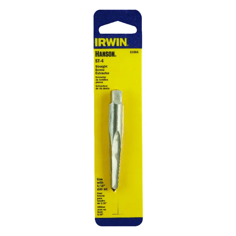 Screw Extractor, Straight Flute, 4