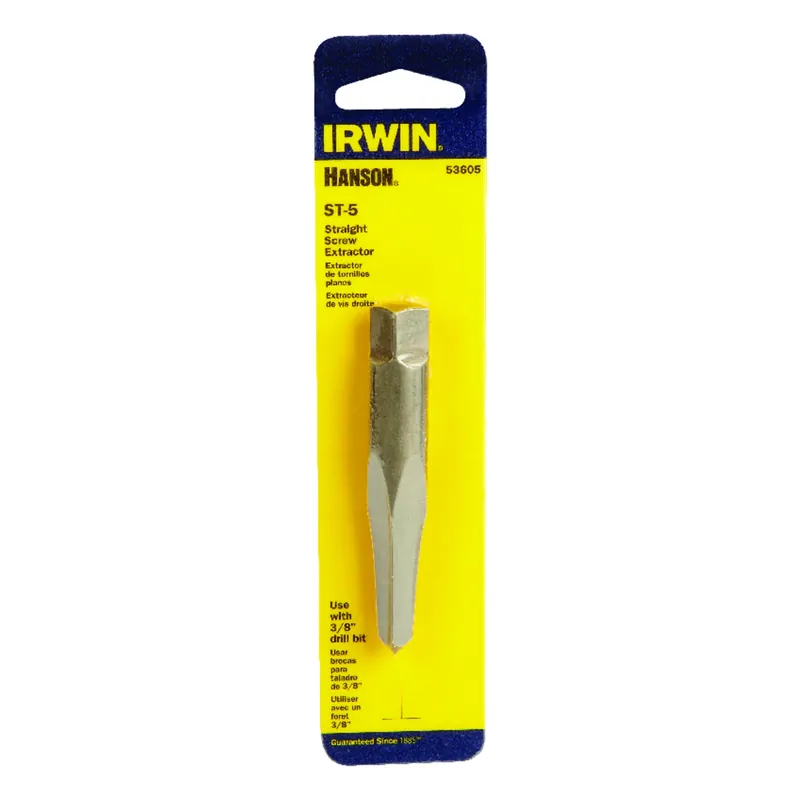 Hanson 5 Straight Flute Screw Extractor