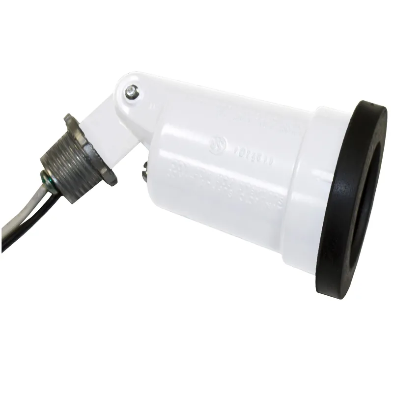 Switch Controlled White Lamp Holder Kit Hardwired Par38
