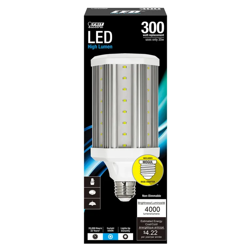 Corn Cob E26 (medium) Led Bulb Daylight 300 Watt Equivalence 1 Pk