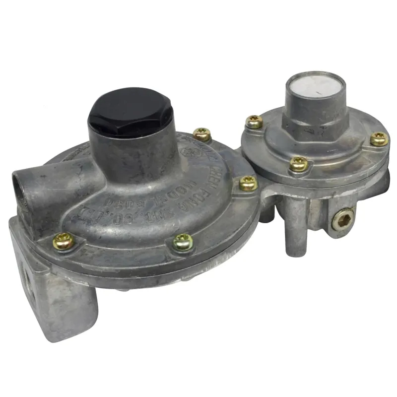 1/4 In. D X 3/8 In. D Steel Female Pipe Thread Inlet X Outlet Propane Regulator