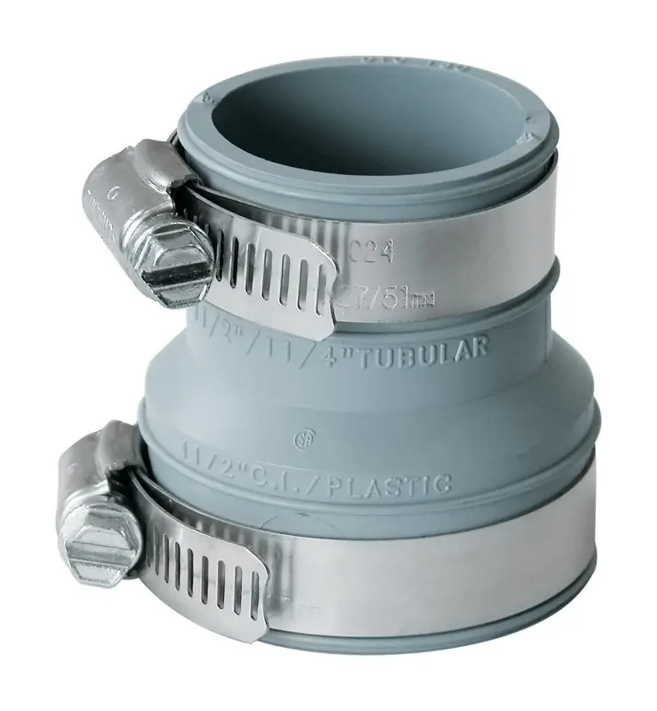 Schedule 40 1-1/2 In. Hub X 1-1/4 In. D Hub Pvc Connector 1 Pk
