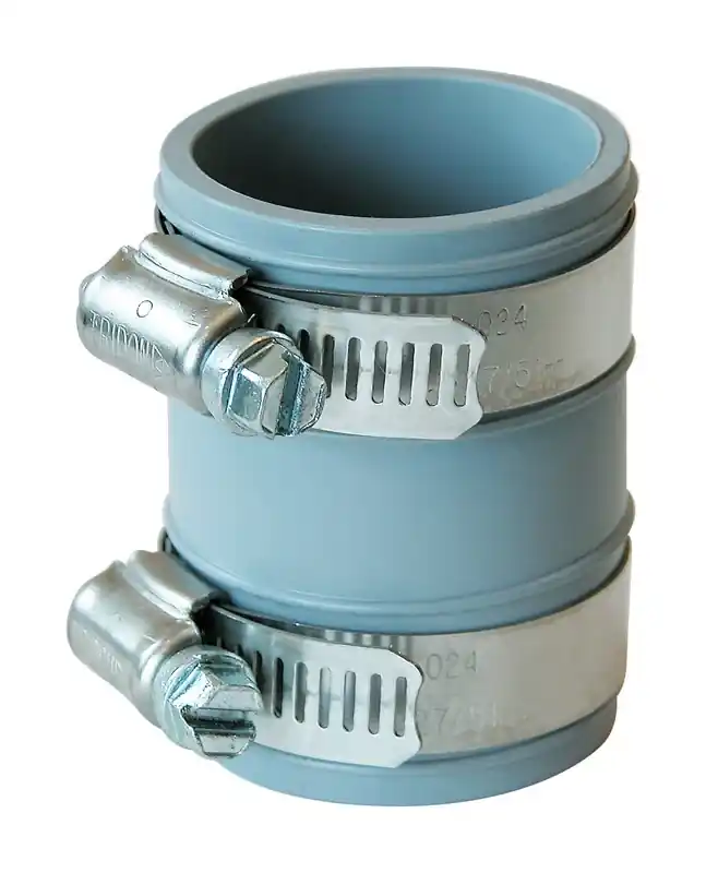 Fernco Schedule 40 1-1/4 In. Hub X 1-1/4 In. D Hub Pvc Connector 1 Pk