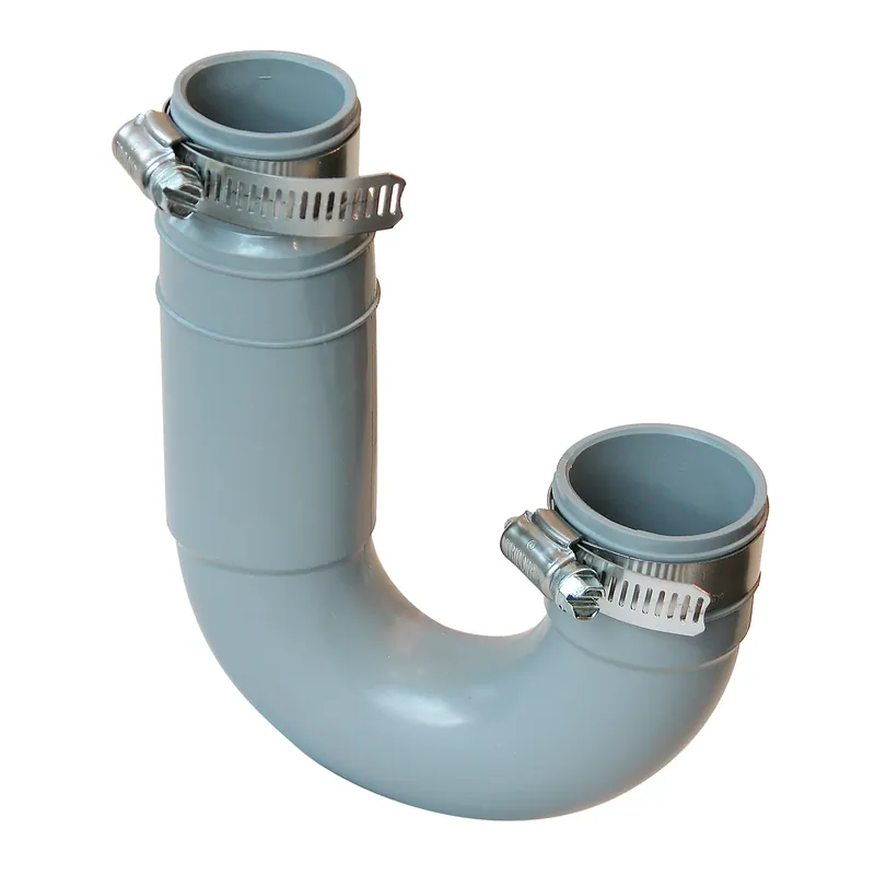 Schedule 40 1-1/2 In. Hub Each X 1-1/4 In. D Hub Pvc Drain Trap 1 Pk