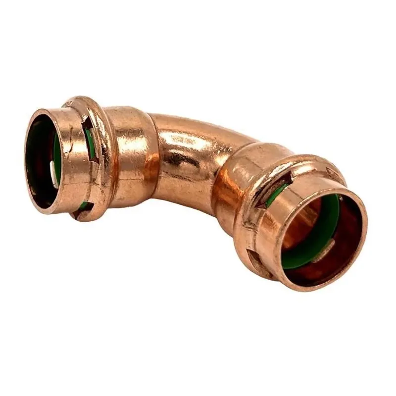 3/4" Copper Press 90° Elbow – Underground Rated Pipe Fitting