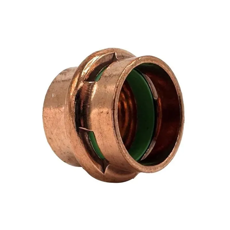 3/4‑inch Press‑fit Copper Cap – Underground Rated Pipe Fitting