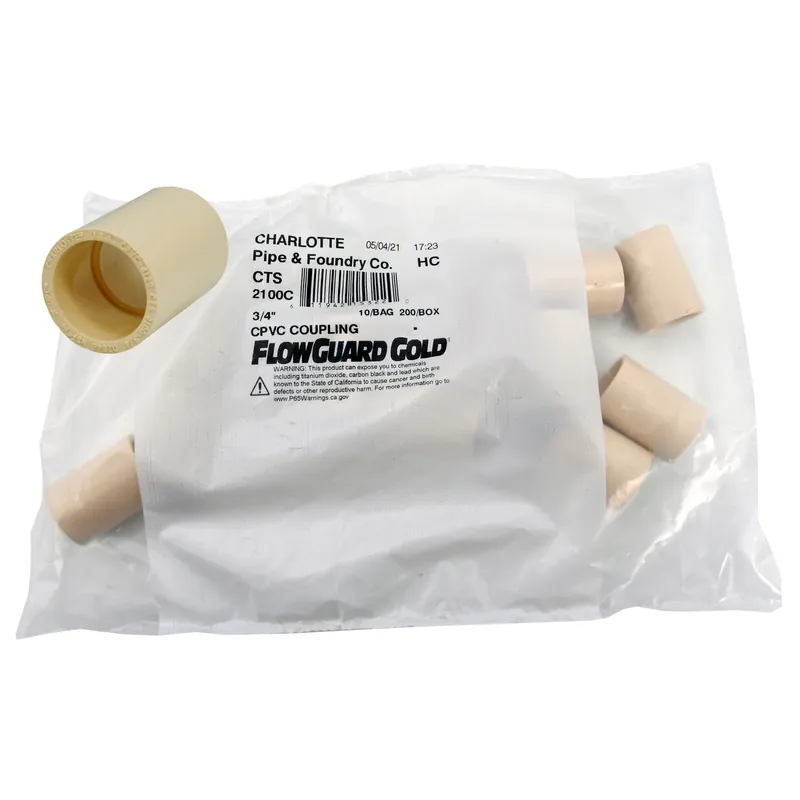 Flowguard 3/4 In. Slip X 3/4 In. D Slip Cpvc Coupling 10 Pk