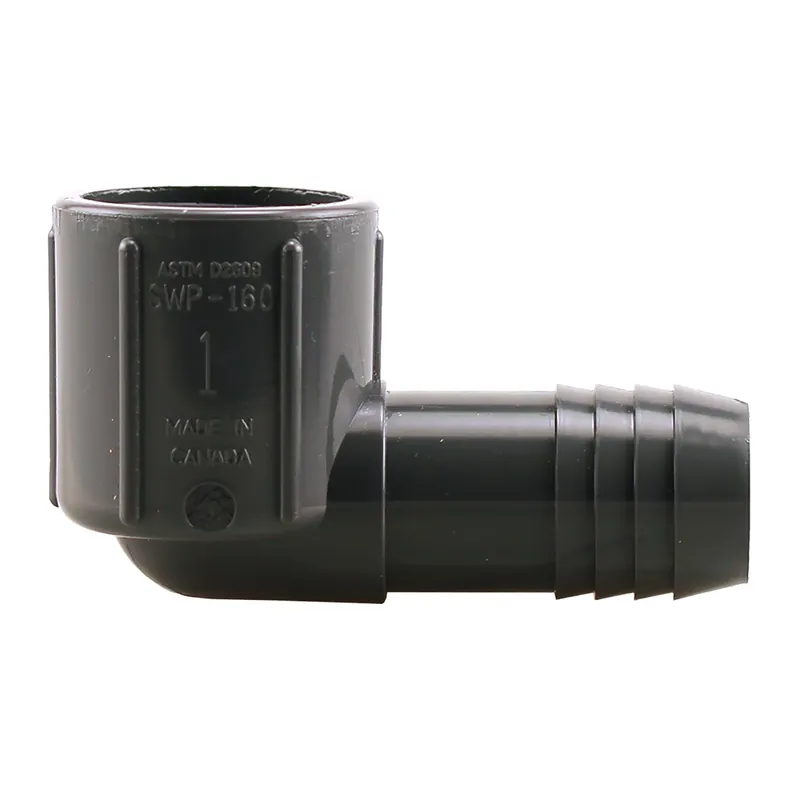 1 In. Insert In. X 1 In. D Fpt Polypropylene 90 Degree Elbow 1 Pk