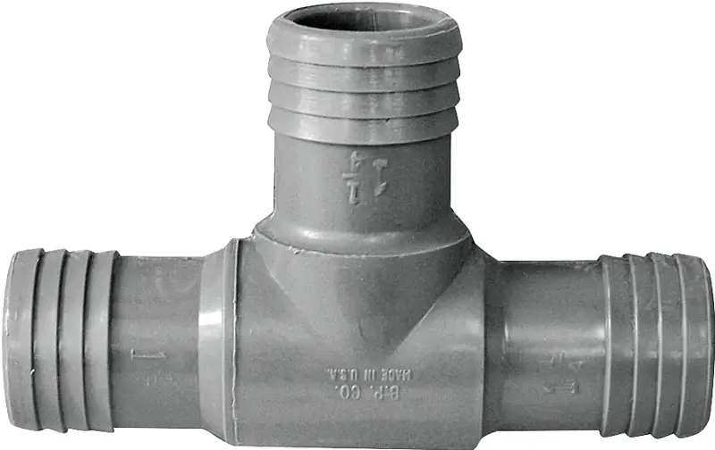1-1/4 In. Insert In. X 1-1/4 In. D Insert Polypropylene Tee 1 Pk