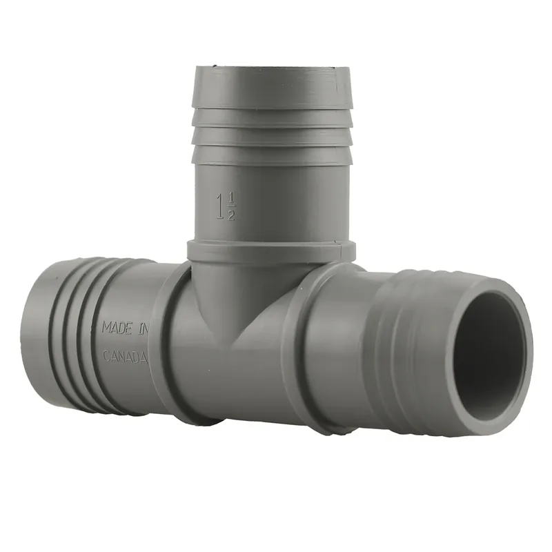 1-1/2 In. Insert X 1-1/2 In. D Insert Polypropylene Tee 1 Pk