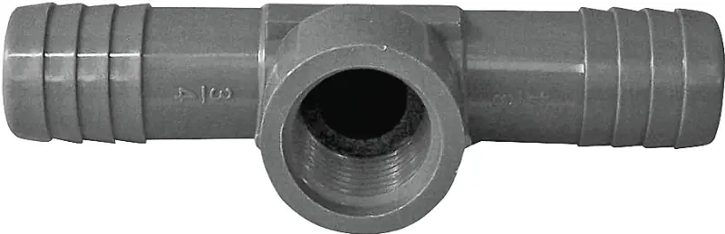 1 In. Insert In. X 1 In. D Insert Polypropylene Tee 1 Pk