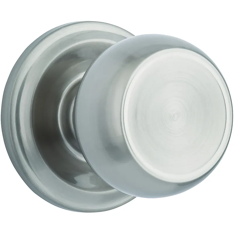 Push Pull Rotate Stafford Satin Nickel Single Cylinder Lock Kw1 1.75 In.