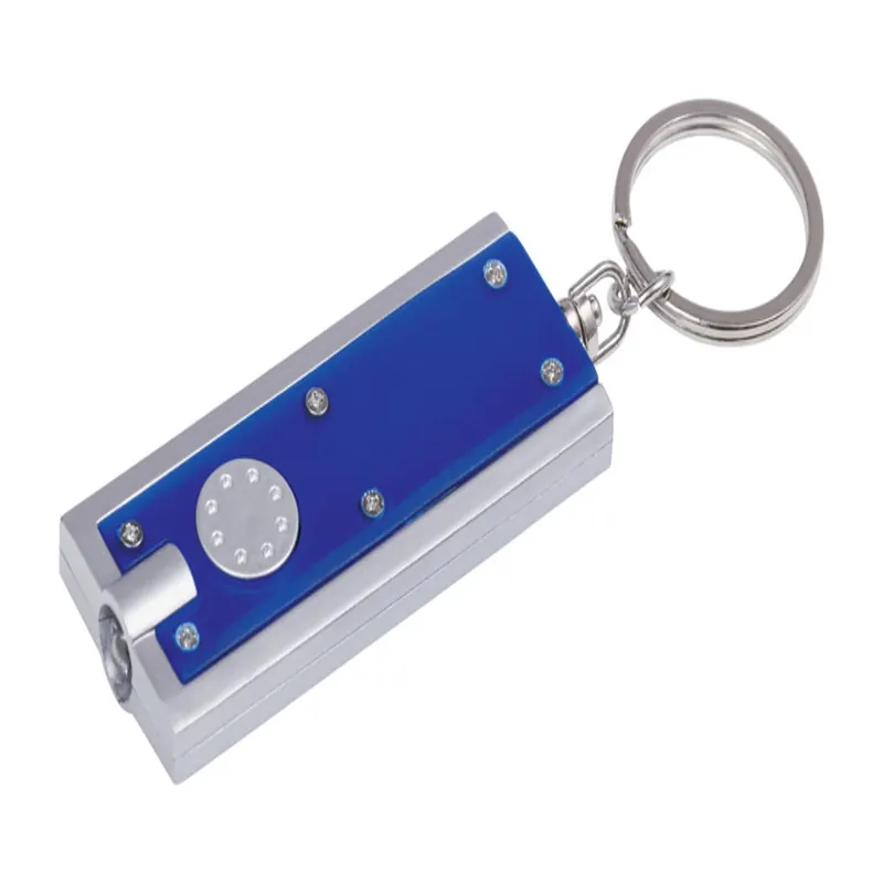 Plastic Assorted Led Light/split Ring Keychain