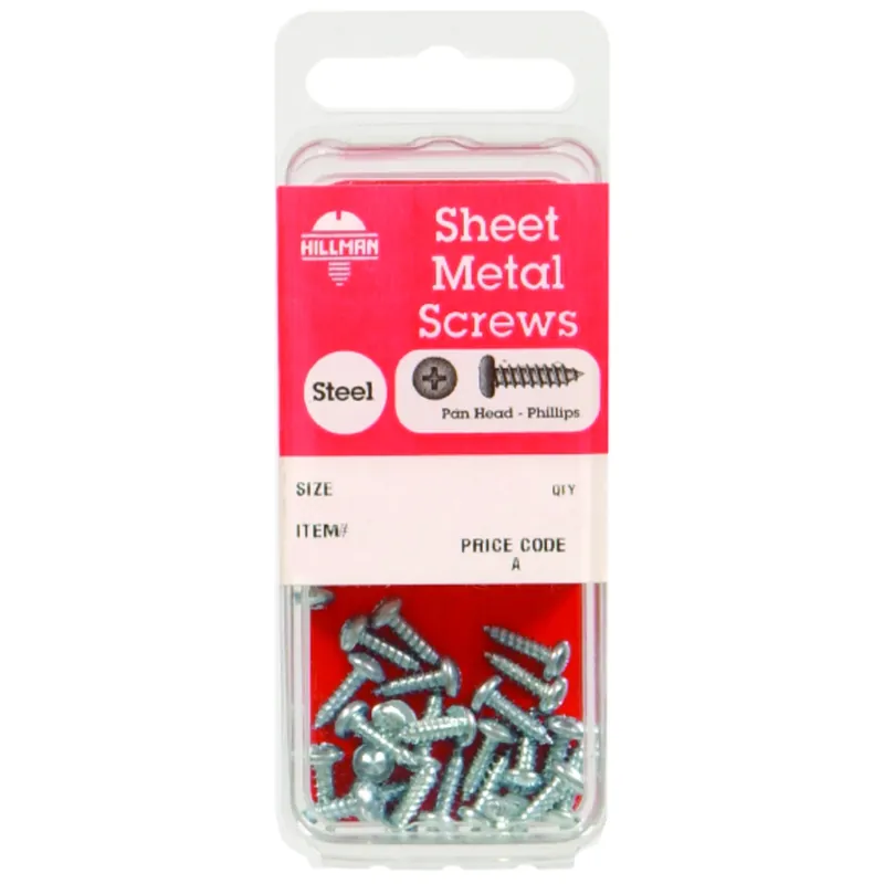 No. 4 Ga. X 3/4 In. L Phillips Pan Head Sheet Metal Screws 1 Pk