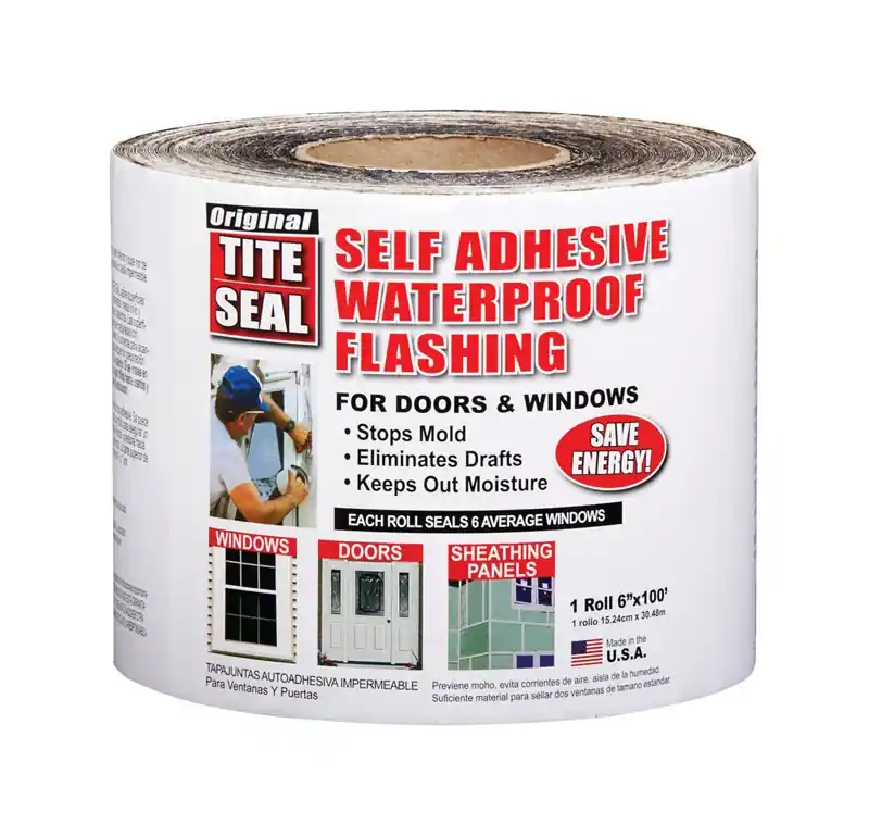 Tite Seal 6 In. W X 100 Ft. L Silver Tape For Doors And Windows