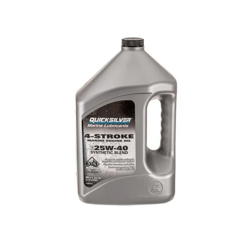 Mercury Mercruiser 92-8m0078623 Synthetic Blend 4-stroke Outboard Oil, 4 Liters