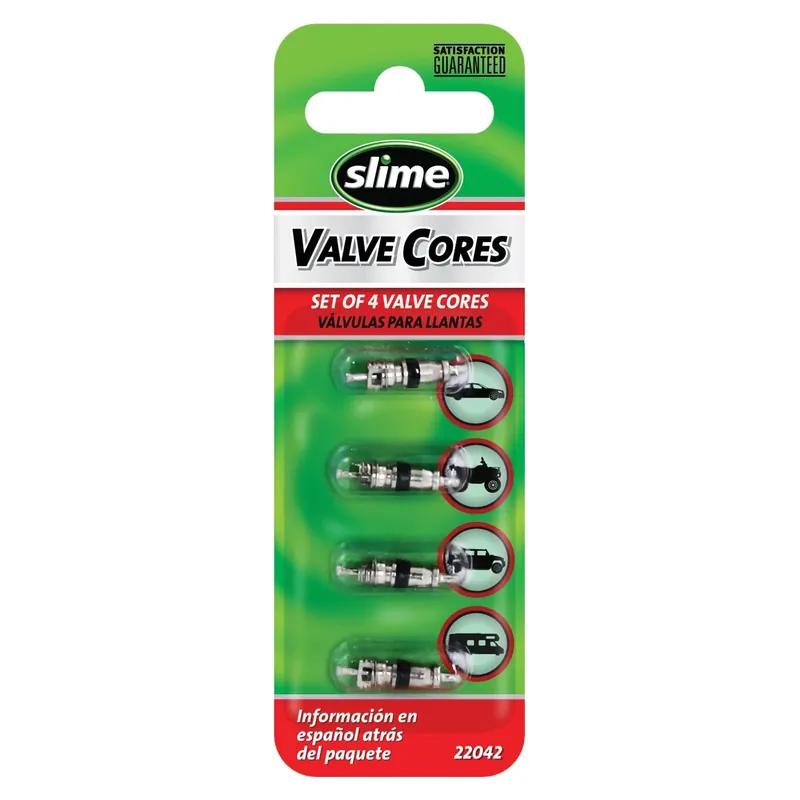 Metal 1 Psi Tire Valve Core 4 Pk