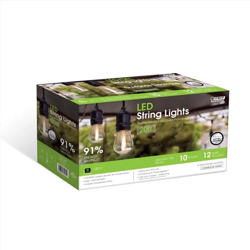 Led String Light Set, 20 Ft.